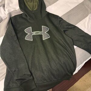 Under Armour Black/ Green Hoodie